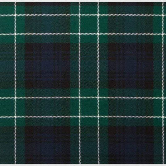 Abercrombie Modern Tartan Kilt with muted red, navy, and green Scottish pattern
