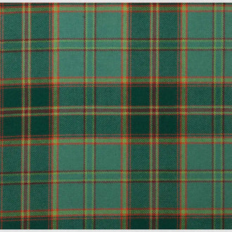All Ireland Green Tartan Kilt with green, navy, white, and red Celtic pattern