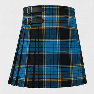 Anderson Tartan Kilt featuring traditional Scottish clan tartan with knife pleats and classic Highland styling