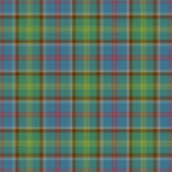 Ayrshire District tartan traditional Scottish pattern fabric used in Highland wear
