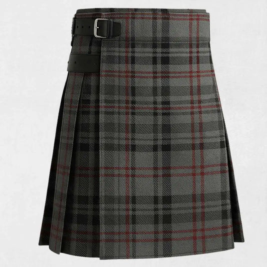 Balmoral State Tartan Kilt in premium acrylic wool with adjustable straps