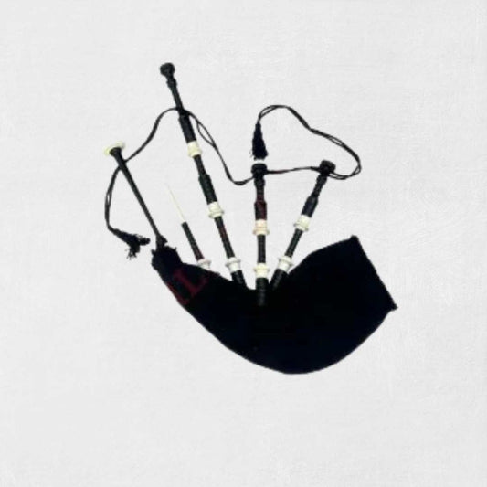 Beginner Scottish bagpipe set for learners and music students
