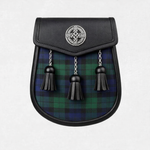 Black Watch Tartan Custom Made Scottish Sporran Traditional