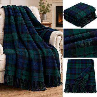 Black Watch Tartan Blanket