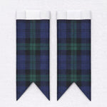 Black Watch Tartan Flashes for Traditional Highland Wear