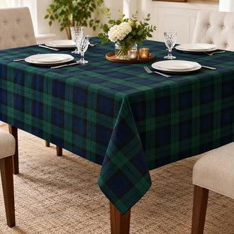 Black Watch Tartan Rectangular Tablecloth