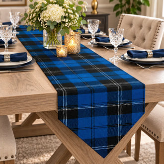 Black Watch Tartan Table Runner