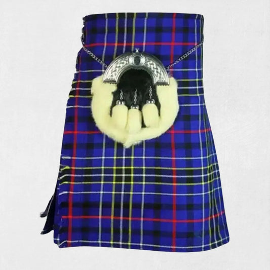 Blue Tartan Modern Kilt for Men – Scottish Style