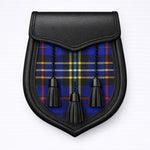 Blue Tartan Modern Sporran – Contemporary Highland Accessory