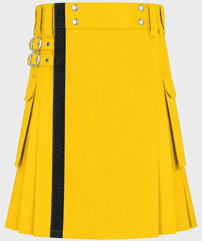 yellow kilt