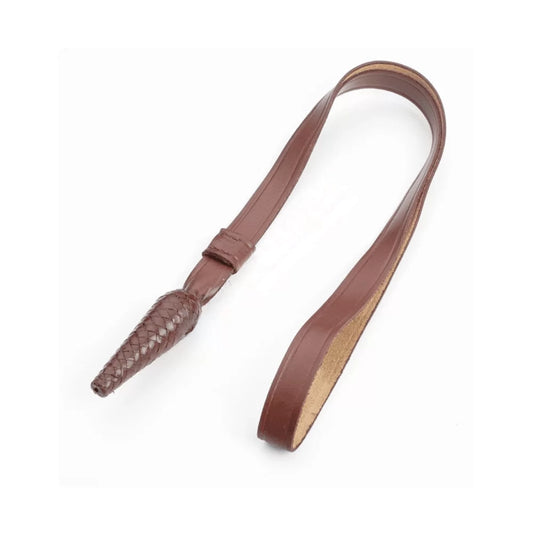 Brown Leather Sword Knot – Handmade Scottish Military Accessory