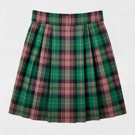 Brown Watch Tartan Kilt with adjustable leather straps and classic Scottish design