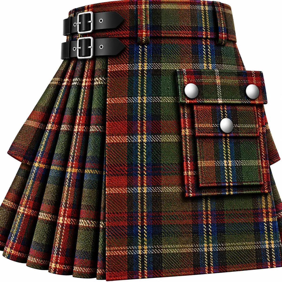 Bruce Ancient Tartan Kilt in traditional Scottish Highland style


