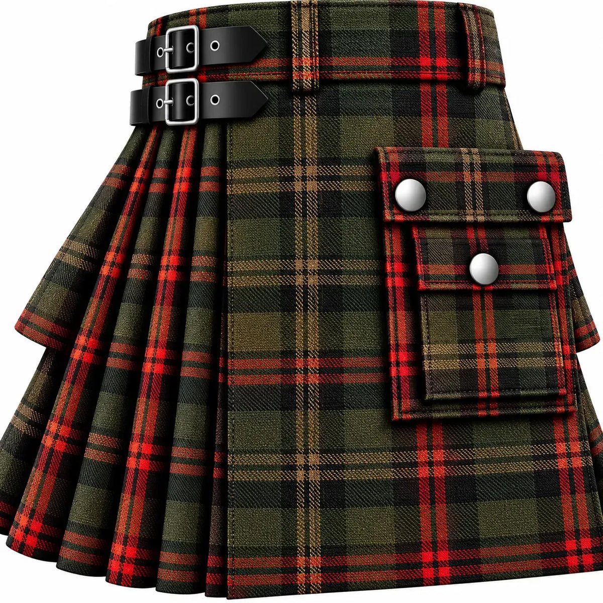 Bruce Hunting Ancient Tartan Kilt in traditional Scottish Highland style
