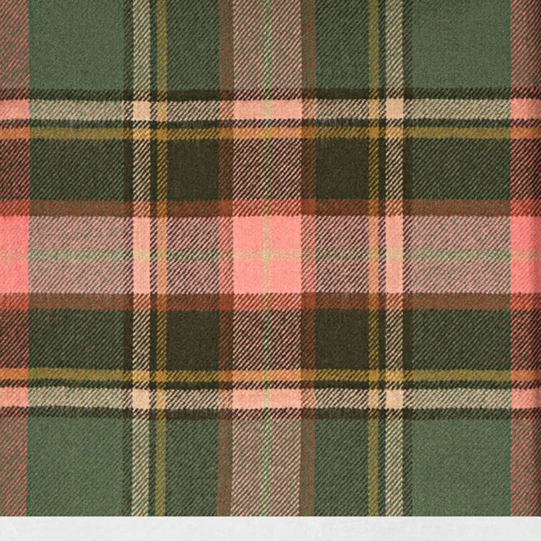 Bruce of Kinnaird Antique Tartan Kilt with traditional Scottish pleated design
