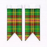 Buchanan Ancient Tartan Flashes for Highland Dress Wear