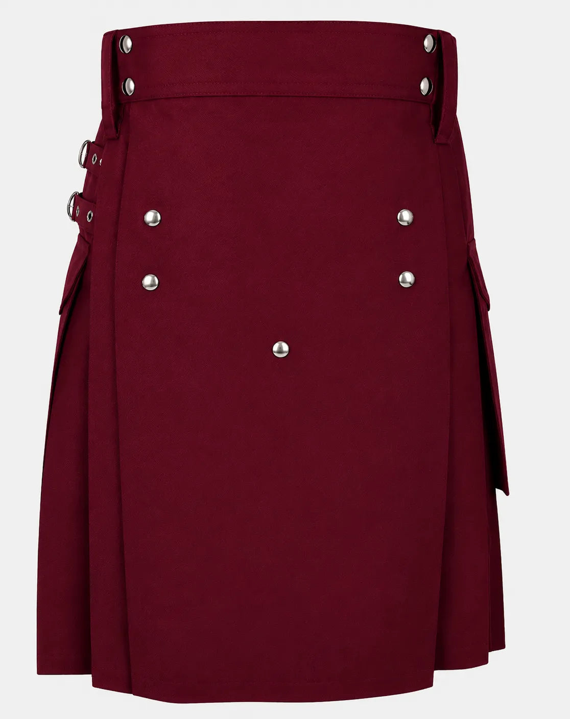 burgundy kilt