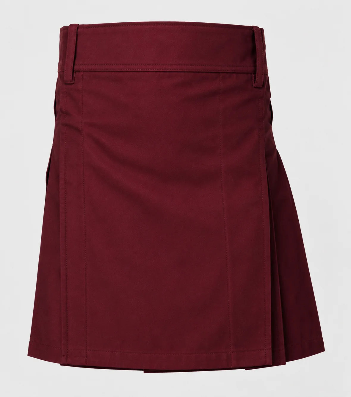 burgundy kilt