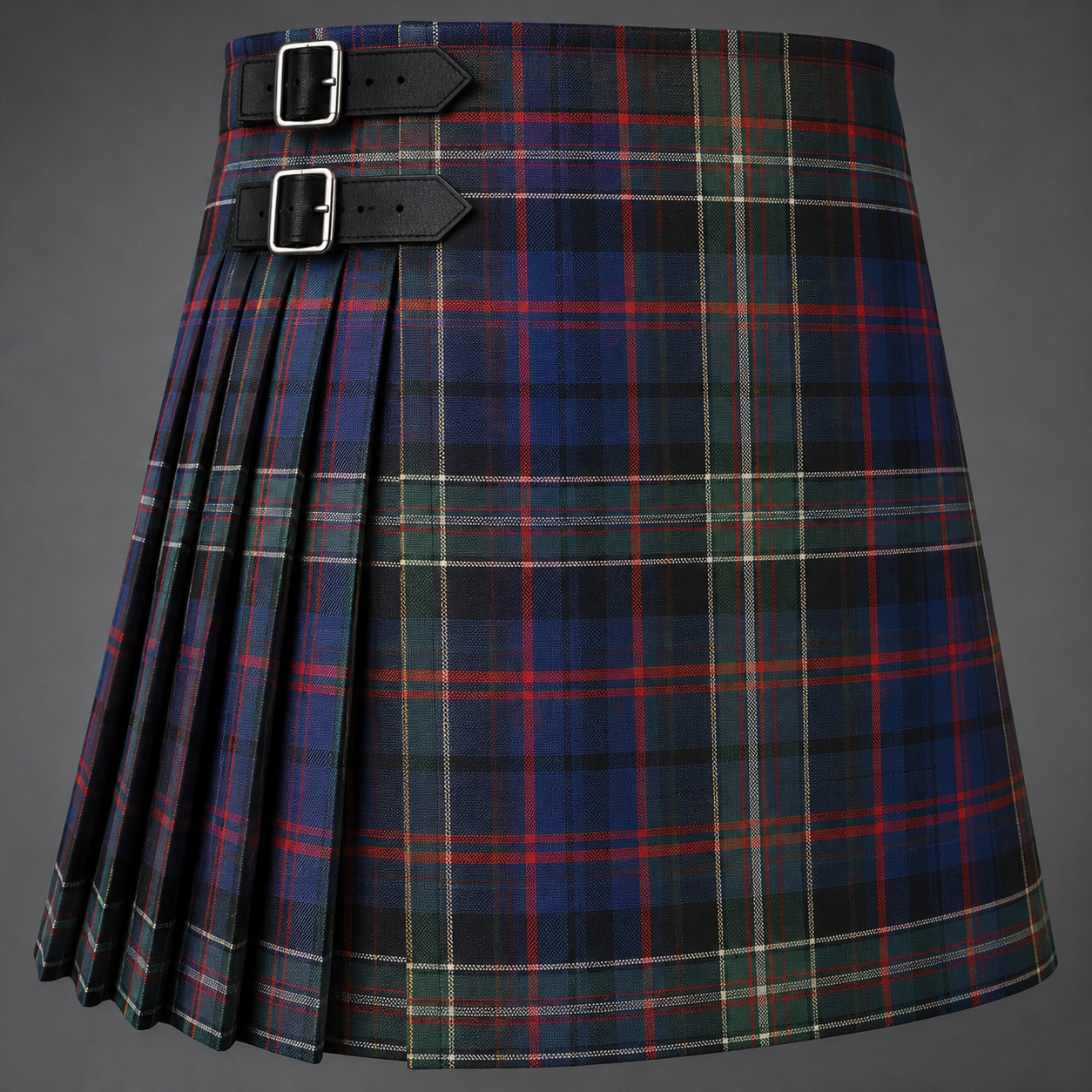 Cameron Hose #2 Tartan Kilt featuring authentic Scottish clan tartan with traditional pleated Highland design