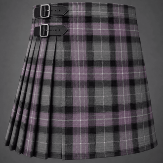 Cameron Mark Personal Tartan Kilt featuring authentic Scottish tartan with traditional pleated Highland design