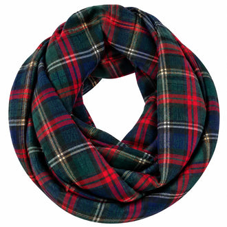Cameron Tartan Infinity Scarf