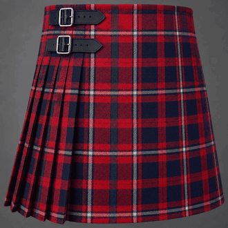 Cameron of Lochiel 1930 Tartan Kilt featuring authentic Scottish clan tartan with traditional pleated Highland design
