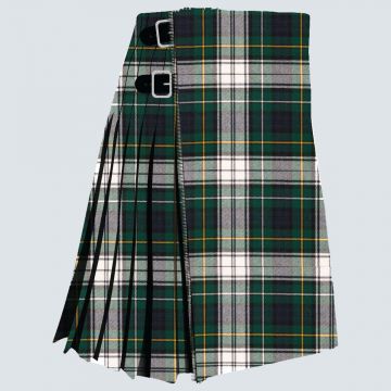 Campbell Dress Tartan Kilt featuring authentic Scottish clan tartan with traditional pleated Highland design