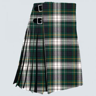 Campbell Dress Tartan Kilt featuring authentic Scottish clan tartan with traditional pleated Highland design