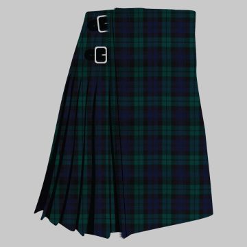 Campbell Modern Tartan Kilt featuring traditional Scottish clan tartan with knife pleats and classic Highland styling
