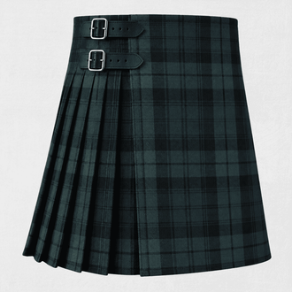 Campbell Muted Tartan Kilt made from authentic Scottish tartan with traditional pleated Highland craftsmanship