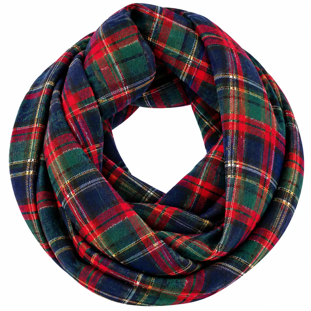 Campbell Tartan Infinity Scarf