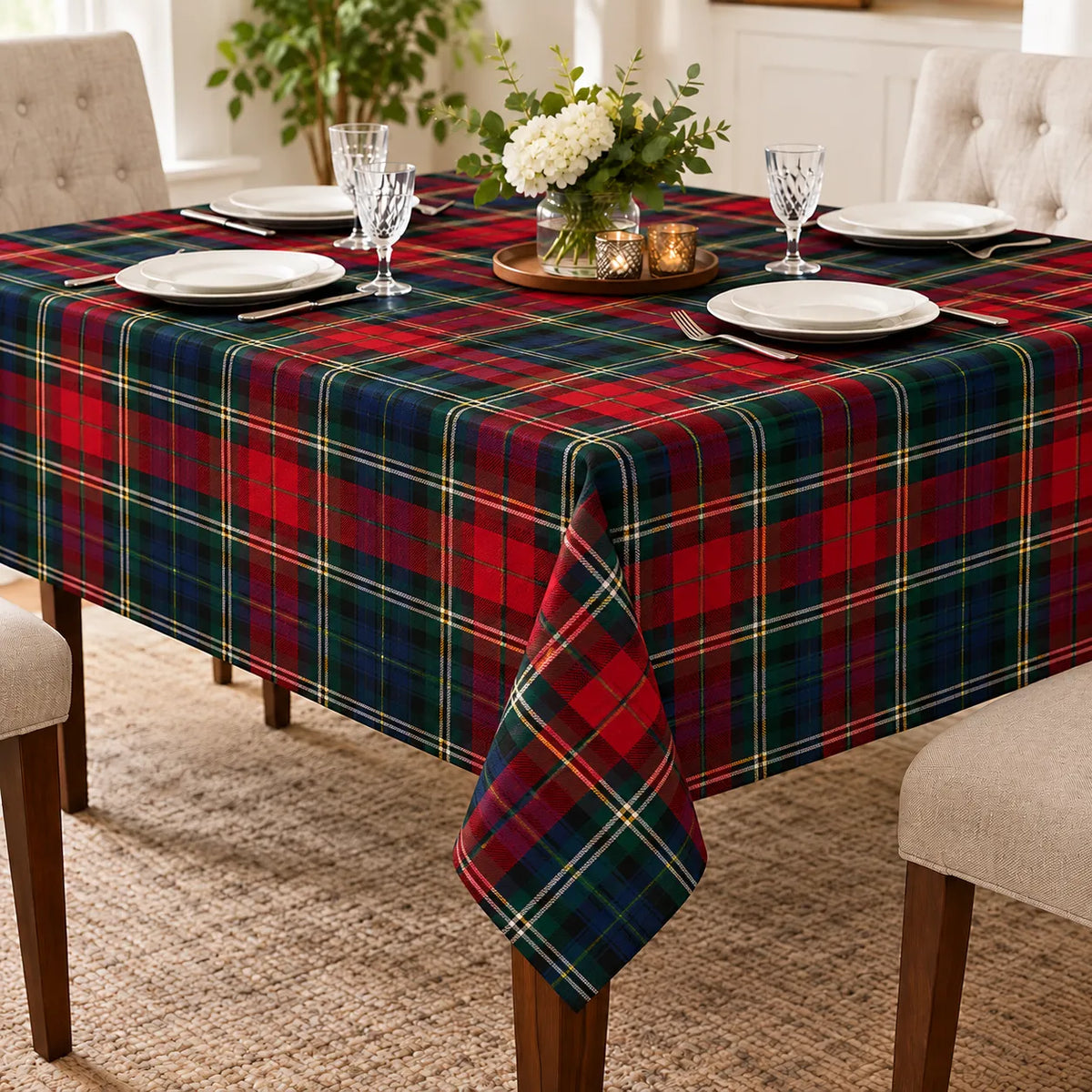 Campbell Tartan Rectangular Tablecloth