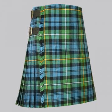 Campbell of Argyll Ancient Tartan Kilt featuring authentic Scottish clan tartan with traditional pleated Highland design