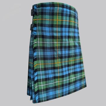 Campbell of Argyll Muted Tartan Kilt made from authentic Scottish tartan with traditional pleated Highland craftsmanship
