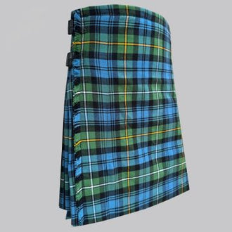 Campbell of Argyll Muted Tartan Kilt made from authentic Scottish tartan with traditional pleated Highland craftsmanship