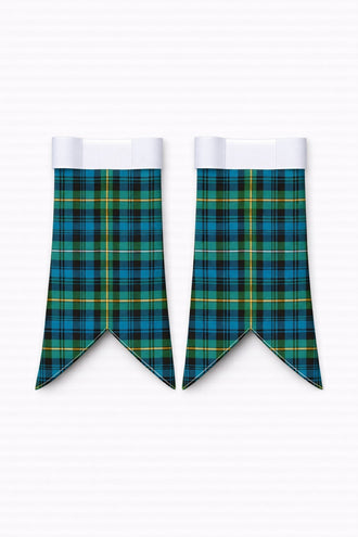 Campbell of Argyll tartan kilt handmade in dark green and navy