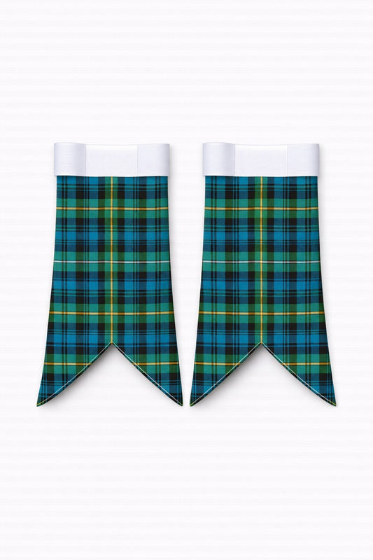 Campbell of Argyll tartan kilt handmade in dark green and navy