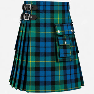 Campbell of Breadalbane Ancient Tartan Kilt featuring traditional Scottish Highland tartan design