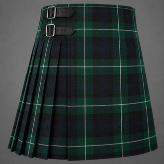 Campbell of Breadalbane Tartan Kilt made from authentic Scottish tartan with traditional pleated Highland craftsmanship