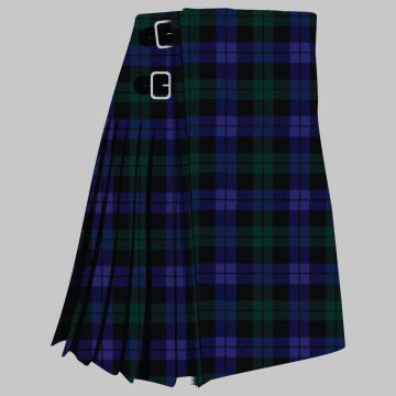 Campbell of Lochawe Tartan Kilt made from authentic Scottish tartan with traditional pleated Highland craftsmanship
