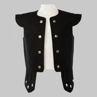Chieftain Jacobite waistcoat made to measure traditional Highland vest worn with kilt