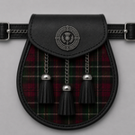 Clan Crosbie Modern Tartan Sporran for Highland Wear