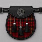 Davis Modern Tartan Sporran for Scottish Kilts