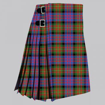 Clan Carnegie ancient tartan kilt for men, traditional pleated Scottish kilt
