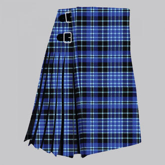 Clan Clark modern tartan kilt for men, traditional Scottish pleated kilt
