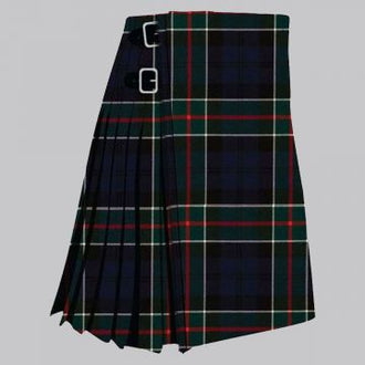 Clan Colquhoun modern tartan kilt for men, traditional pleated Scottish kilt
