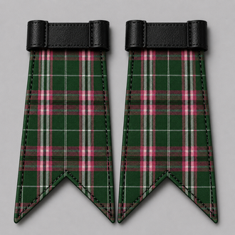Clan Gray Hunting Ancient tartan flashes for Scottish kilt hose traditional Highland dress accessory