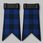 Clan Mackay Blue Tartan Flashes for Highland Kilt Wear