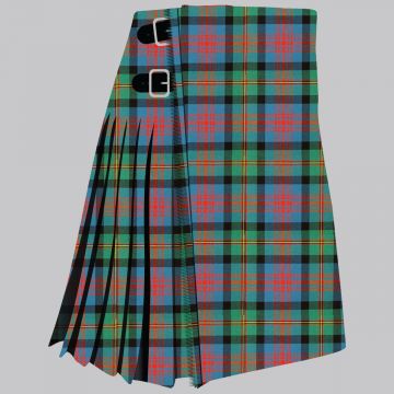 Clan Maclennan ancient tartan kilt for men, traditional Scottish pleated kilt design
