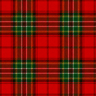 Comyn Tartan Kilt in authentic Scottish clan tartan with traditional pleated Highland design